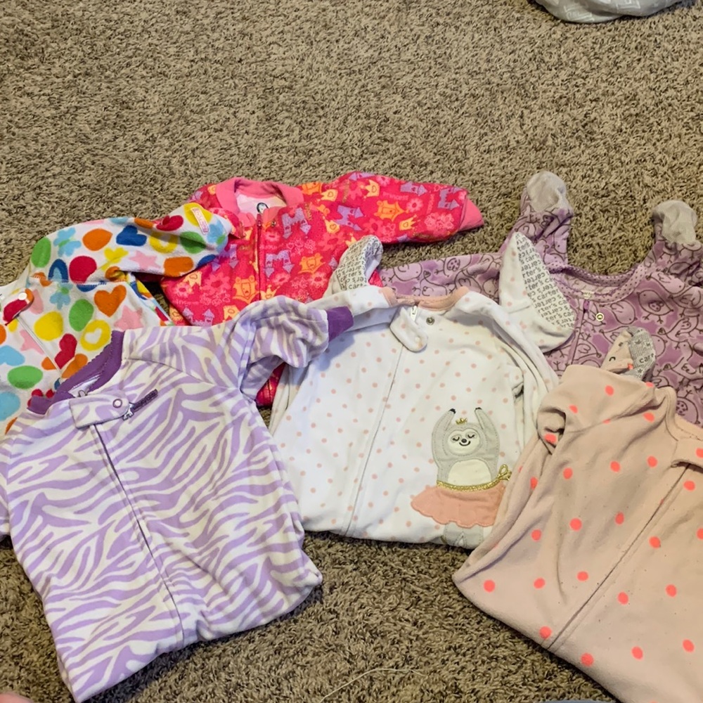 6- 12 month footie pajamas